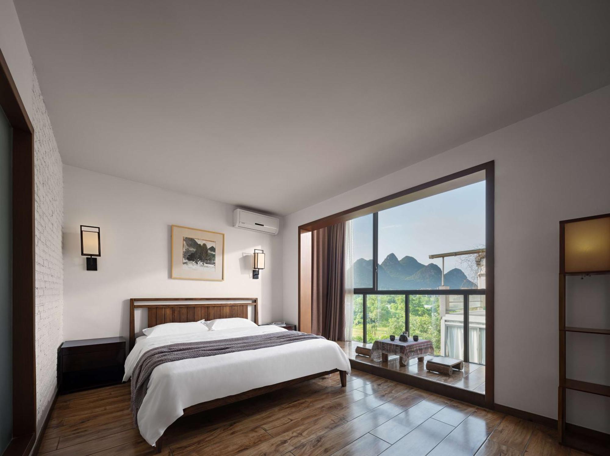 Serene Vale Inn Guilin-Free One Way Pick Up Service To High-Speed Railway Station For 2 Nights מראה חיצוני תמונה